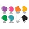 Americana Multi-Surface Satin Rainbow Mandala Paint Set, 8pc Bright Colors for Rocks, Glass & Crafts
